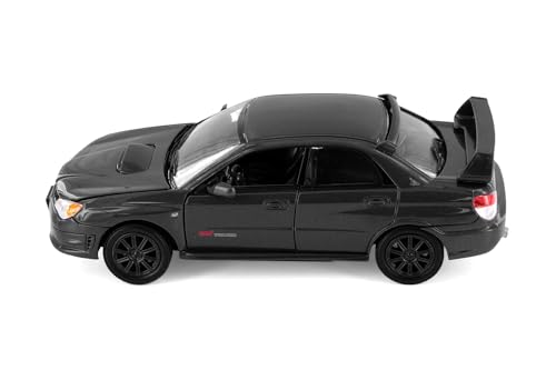 Subaru Impreza WRX STI Hardtop Escala 1:24 Negro miniatura 4