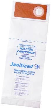 Inc. APC JAN-PTMV-2 Pro Team Mega Vac- Super Coach 2 Ply Vac Bag - Case of 10