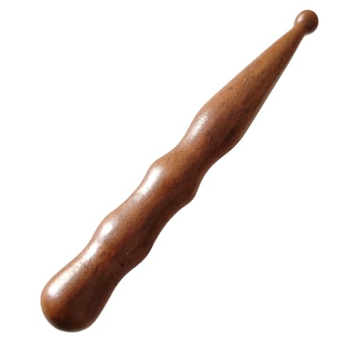 KINTEGOOD Sandalwood Acupoint Massage Pen, Traditional Wooden Acupressure Stick Reflexology Tool for...