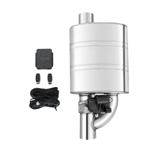 3-Inch Valved Muffler Exhaust Kit – Right-Side 3-Mode Remote Exhaust System