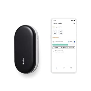 Netatmo Controllo Intelligente di Climatizzazione, Impianto di Climatizzazione per l&rsquo;ondata di calore, Compatibile con Condizionatori, WI-FI, Risparmio energetico, Alexa, Google, Siri, NAC-IT