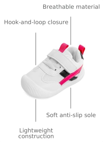Image of Baby Shoes Boys Girls First Walkers Cute Animals Toddler Sneakers Prewalkers Rubber Sole