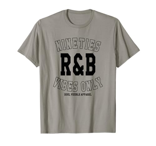 90s R&B Vibes Only Varsity Nineties RnB Music T-Shirt