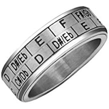 Musicians Transposition Spinner Ring - US Size 12