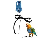 Bird Harness- Escape Proof Flying Training Rope, Parakeet Traction Straps, Safe Avian Vest, Comfortable Chest Protection, Outdoor Walking Gear, Secure Pet Travel System | For Trainers