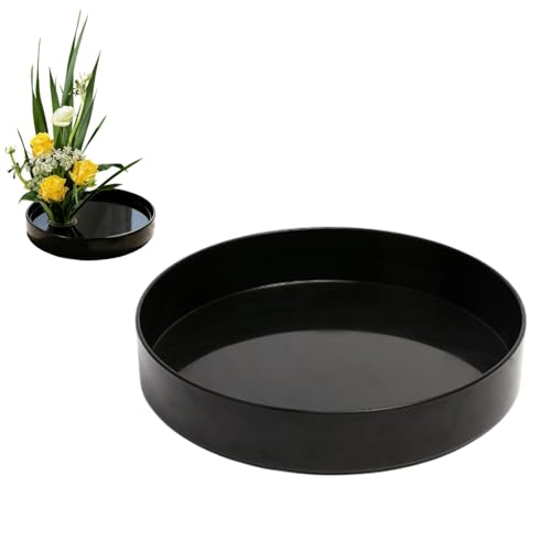 Amazon.co.jp: プラスチック 生け花用 いけばな道具 花器 水盤 花盤 丸