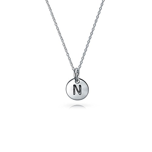 Collier alphabet argent 925 hypoallergénique qui ne ternit pas pour femme
