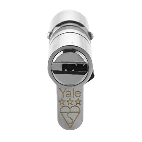 Yale B-YS3-4545N Anti-Snap 3 Star Euro Double Cylinder, High Security, 45:45 (90mm), Nickel Finish