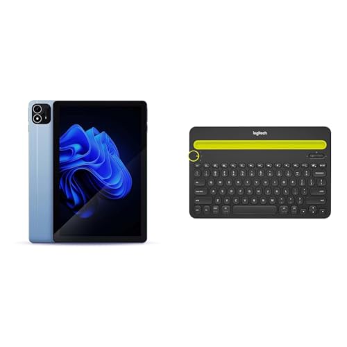 Image of Itel PAD ONE (10.1 inch Tablet, 4GB RAM, 128 GB ROM, 4G Volte Calling) - Light Blue Bluetooth;Wi-Fi