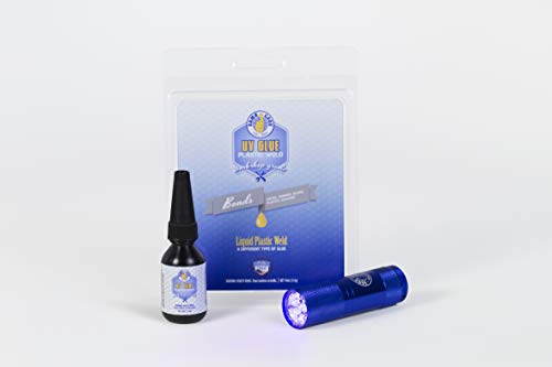 Damn Good UV Glue Plastic Weld Kit with UV Light, 20910DGFL