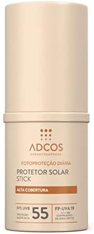 Adcos Filtro Solar Tonalizante FPS 55 Base Stick Ivory 17g