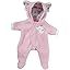 Pink Hooded Onesie