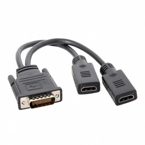 Cablecc DMS-59Pin Male to Dual HDMI 1.4 HDTV Female Splitter Extension Cable for PC Graphics Card - Image 6