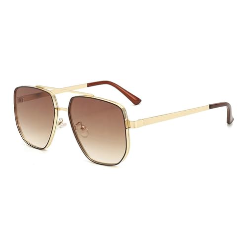 COTIA Classic Square Sunglasses for Men Women Double Beam Sunglasses Casual Driving Pilot Eyewear W372