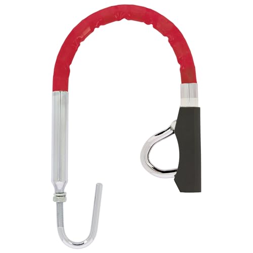 Barra Antirrobo para Volante y Pedal de Coche con Llave Sistema de Cierre Reforzado Tipo Candado Bloqueo Extensible de Seguridad en Acero Reforzado Cierre Resistente Medida 72cm Extendido 82cm