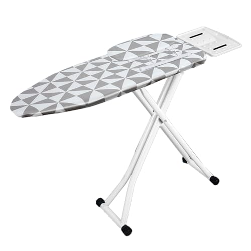 LXRHLIKG Ironing Board, 48"×13"×33" Compact and Space Saver Ironing Boards with Extra Thick Sturdy Legs, Household Essentials (Color : Grey)