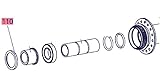 DT Swiss HCD00100S4603S 350 - Tapa de retención para eje de 15 mm