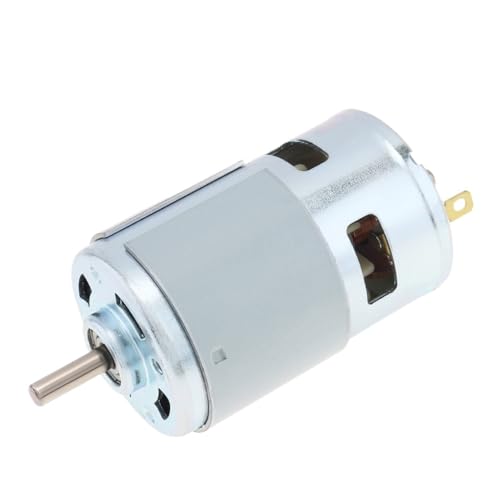 RYEAZIQI DC Motor 24V 6000-12000RPM High Speed Large Torque RS795 Micro Motor for DIY Toys Small Power Tools Double Ball Bearing(6000 RPM)