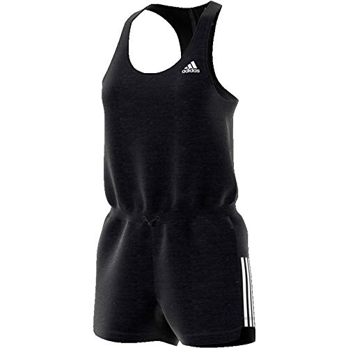 adidas Mono Deportivo para Mujer, Color Negro, Blanco, Talla S