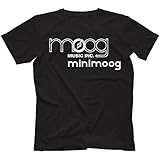 minimoog voyager electric blue Comfortable material: ThisT-shirt Made of pure cotton, it is sweat-absorbent, breathable, and comfortable to wear.