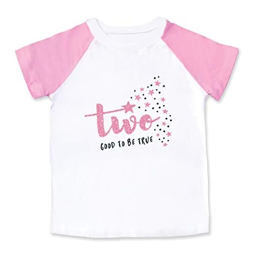 Wild and Happy 2 Year Old 2nd Birthday Shirt Tee T-Shirt Outfit Two Toddler Girl Glitter Pink (3T)