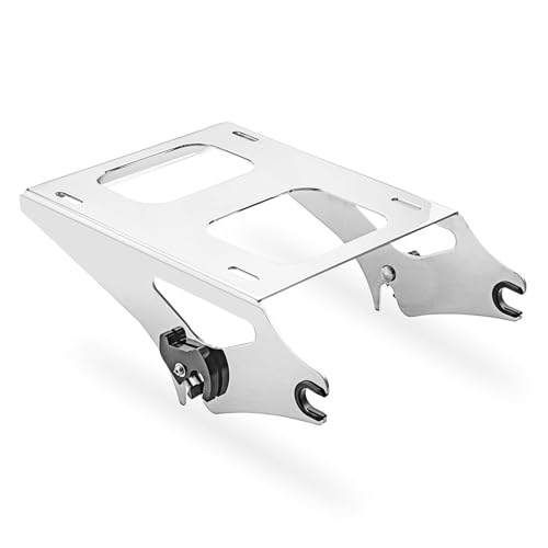 WeiSen Two-Up Tour Pack Pak Mount Gepäckträger Quick-Detach Kompatibel mit Harley Davidson Touring Street Glide/Electra Glide/Road Glide/Road King 2014-2022