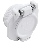 Hayward W400BWHP White Free Rotation Vacuum Lock Safety Wall Fitting Replacement for Hayward Navigator Pool Cleaners