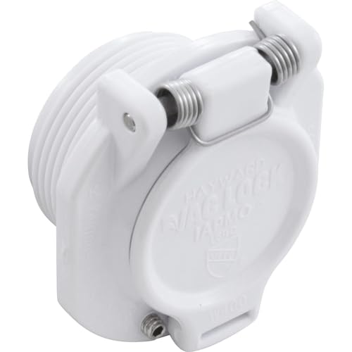 Hayward W400BWHP White Free Rotation Vacuum Lock Safety Wall Fitting Replacement for Hayward Navigator Pool Cleaners