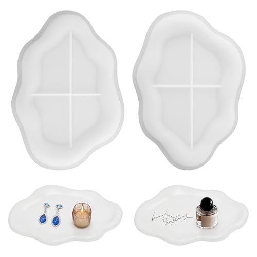 2Pcs Cloud Plates Silicone Mold