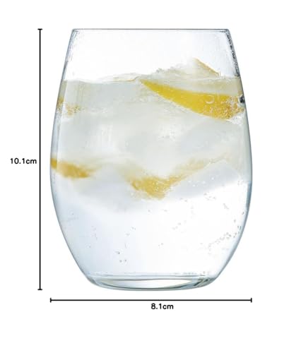 Miniatura 8 de Chef Sommelier 6 Vasos, 35 Cl, De Sonoro Superior Modernos Y Elegantes, Para Agua Y Gaseosa Colección Primary Muy Resistentes Transparencia Absoluta