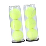 Cabilock テニスボール 練習用 硬式 軟式対応 天然ゴム製 耐圧持続 ペット用 犬猫遊び用 トレーニング向けスポーツ用品 3個セット