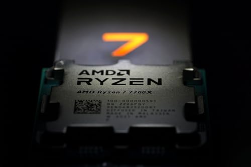 Image of AMD Ryzen 7 7700X 8-Core CPU with CM Hyper 212 150W 120mm PWM Air Cooler (4.5 to 5.4 GHz 16-Threaded AM5 Desktop Processor that outperforms Intel i9-12900, Ryzen 5 9600X & Ryzen 7 8700G in Pass Mark)
