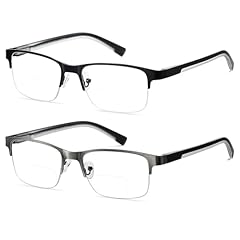 Black/Brush Gun Frame(bifocal Lens)