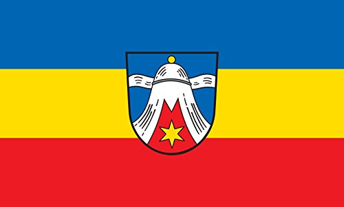 Drapeau Large Dietramszell de format paysage avec une surface de 1.35m² pour mât