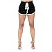 Produktbild Garden Damen Short Schwarz Damen Shorts Schwarz M Modernas Lässig Young Fashion Locker Short Sommer Short Hose (Color : Colour, One Size : L)
