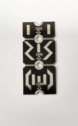 Image of M2 NGFF NVME for M.2 Extended Transfer Card 2242 2260 to 2280 Aircraft M2 Change Long Size NVME NGFF for M.2 SSD Ad 2242 to 2280 Adapter Computer Internal Components (EX2242-2260-2280)
