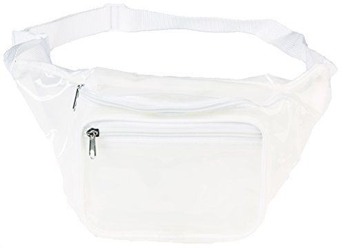 Funny Guy Mugs Clear Transparent Fanny Pack, White