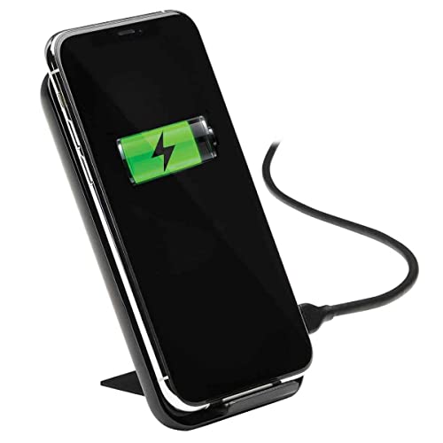 Tripp Lite Wireless Charging Stand, 10W Fast Charging Wireless Phone Charger and Stand, Apple and Samsung Compatible, Black (U280-Q01ST-BK)