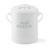 Barnyard Designs Compost Bin for Kitchen Counter - 1.2...