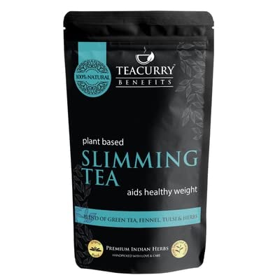 TEACURRY 28 Day Slimming Tea for Weight Loss with Free Diet Chart - 200 Gms Loose Tea | Slimming Tea Helps Loss Weight, Reduce Tummy, Prevent Ageing | Weight Loss Green Tea (B092DN3VP1) Amazon Price History, Amazon Price Tracker