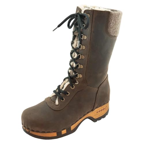 Botte mi-Mollet Woody Femme Chaussure Rosanna Café Taille 42 EU Hiver