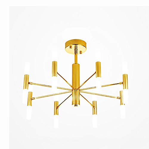 Luminaire suspendu doré pour salon et salle à manger CNCNSH 20 LED