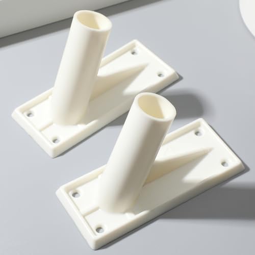 Support de mât de drapeau adhésif sans perçage pour fixation murale stable lot de 2 - 8