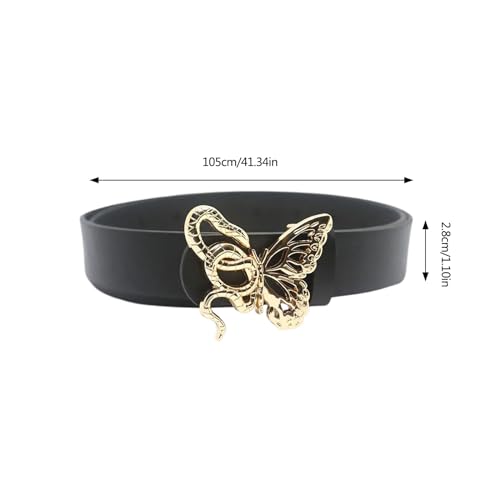 Elegant Waist Belts for Jeans Pants Dress Butterfly Buckle Skinny Belt Girls Body Jewelry Skinny Waist Chain3