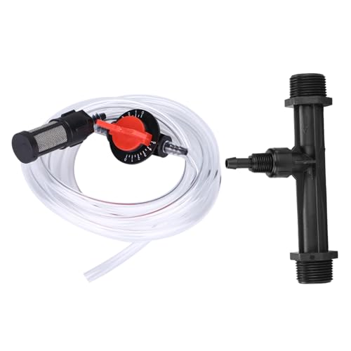Kit de inyector de fertilizante Venturi, dispositivo de riego automático de jardín Kit de riego de inyector de fertilización agrícola