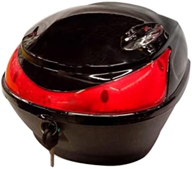Veemoon Motorcycle Rear Top Box Tail Trunk Luggage Lock Storage Carrier Case Helmet for Motorcycle Scooter