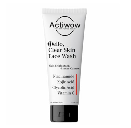 Image of Hello Clear Skin Face Wash1 Niacinamide, Kojic Acid & Gylcolic Acid For Oily Skin | Pigmentation |Acne Or Pimples