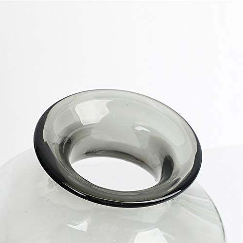 Grote Vaas, 25 Cm / 35 Cm Hoogte Glazen Vaas Slaapkamer Restaurant Entree Vaas Nep Bloem Tulpenvaas, Dikke Duurzame Vaas(Color:B,Size:12 * 12 * 35CM) - Afbeelding 6