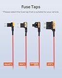 70mai Dash Cam Adjustable Hardwire Kit UP06, with Three-level Adjustable Low-voltage Protection 24/7 Parking Surveillance for 70mai M310, A410, A510, A810, A800SE,4K Omni,T800,T800E, Type-C - Image 8