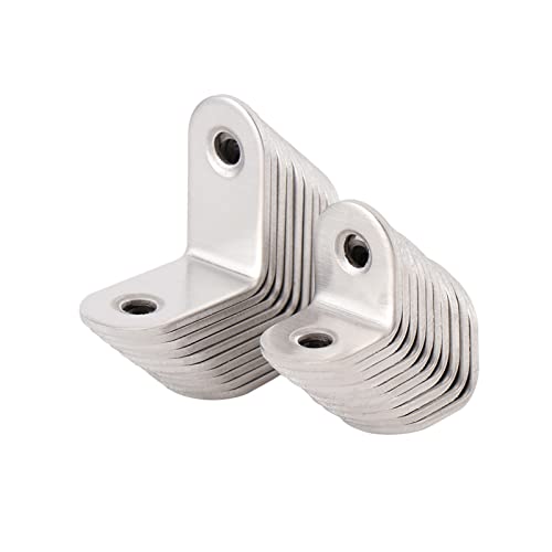 Staffe ad angolo retto resistenti per legno, robuste staffe angolari per assemblaggio di mobili fai da te, perfette per collegamenti di tavoli e sedie